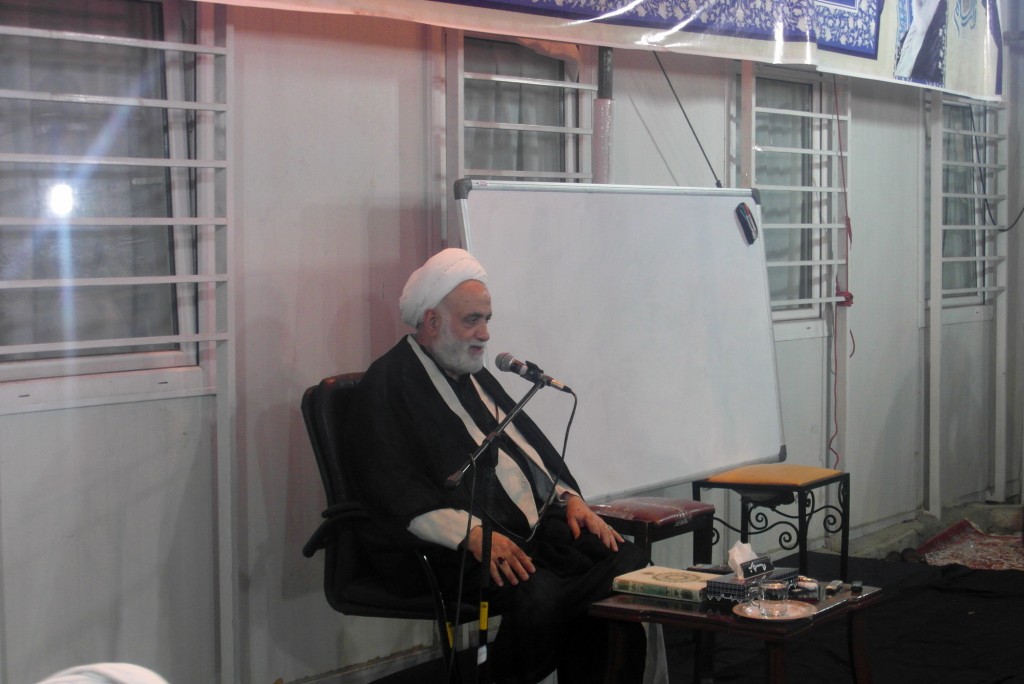 سخنرانی حجت الاسلام قرائتی در مدرسه علمیه دارالسلام