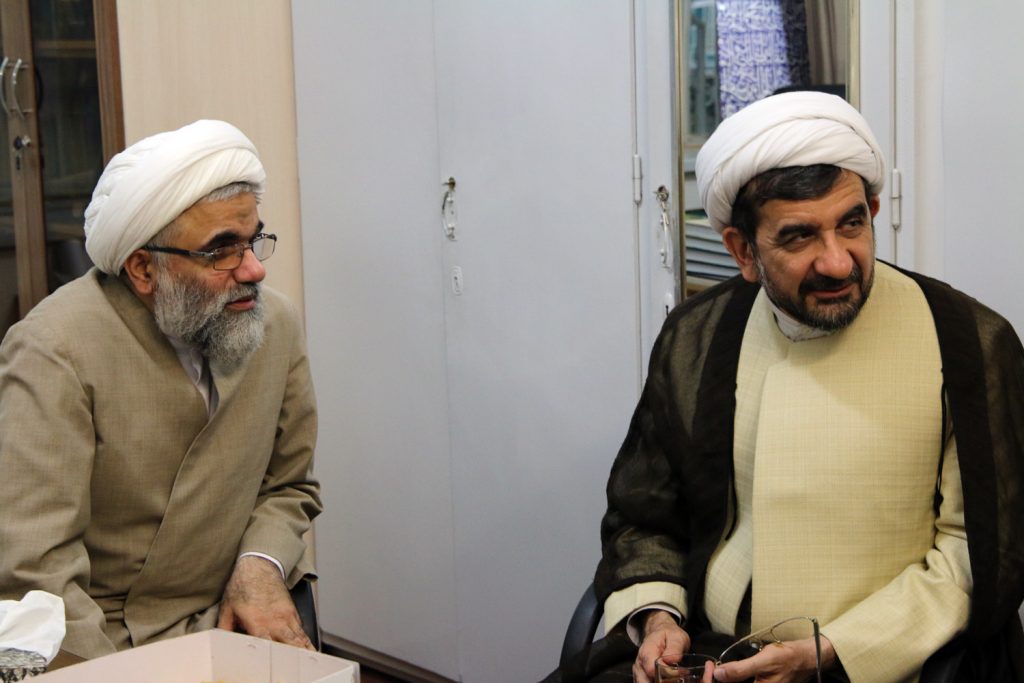 حضور حجت الاسلام امرودی معاون شهردار تهران در مدرسه علمیه دارالسلام